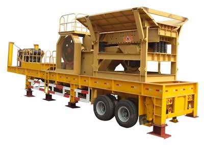 mobile crusher installation