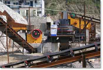 crushing and screening plant image