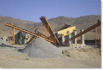 complete crushing and screening plant