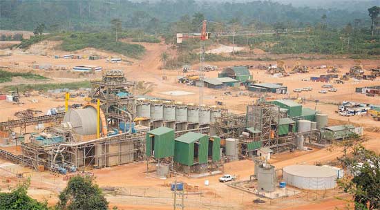 Gold mining in Ghana