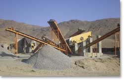 ballast crushing and screening plant