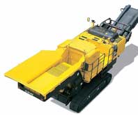 crawler type mobile coal crusher