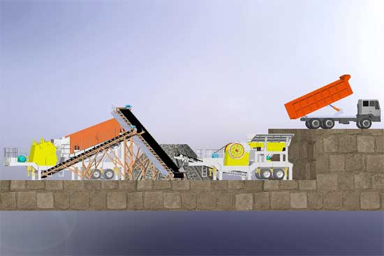 marble crushing plant