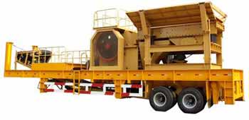 mobile concrete crusher