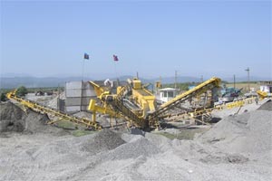 Sand screening plant