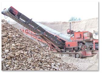 stone crushing process